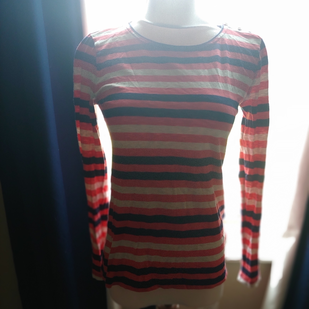 J. Crew Women's Small striped shirt